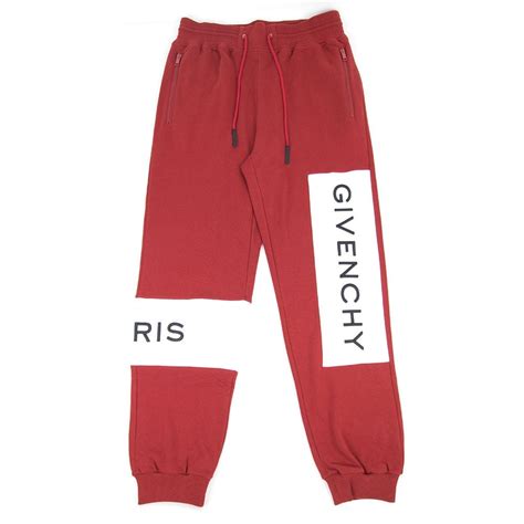 givenchy track pants red